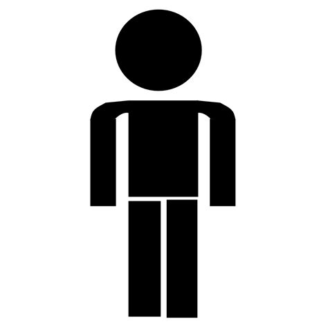 Onlinelabels Clip Art Stick Figure Icon Male