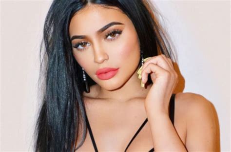 kylie jenner drops jaws in completely sheer bra
