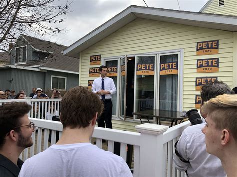 In Iowa Pete Buttigieg Says His Presidential Campaign Is Here For More