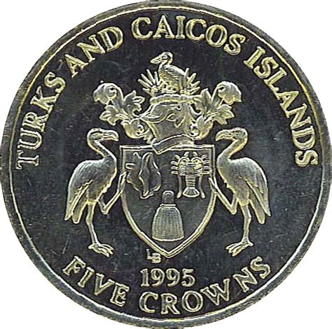Crowns Elizabeth Ii Ve Day Turks And Caicos Islands Numista
