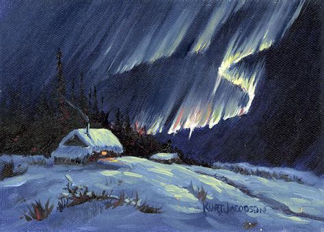 Northern Lights Painting By Kurt Jacobson