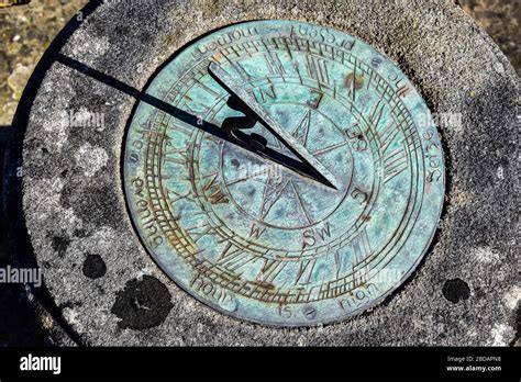 Sundial Sun Dial Stock Photo Alamy