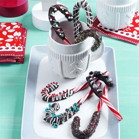 Chocolate Dipped Candy Canes Recipe How To Make It