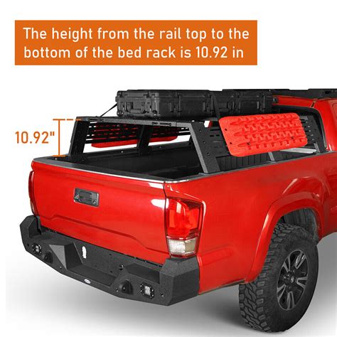 Top Roof Rack High Bed Rack Cargo Carrier For Toyota Tacoma Bed EBay