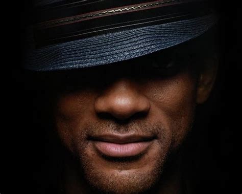Will Smith Actor Hat Face Smile Fotografie Portret