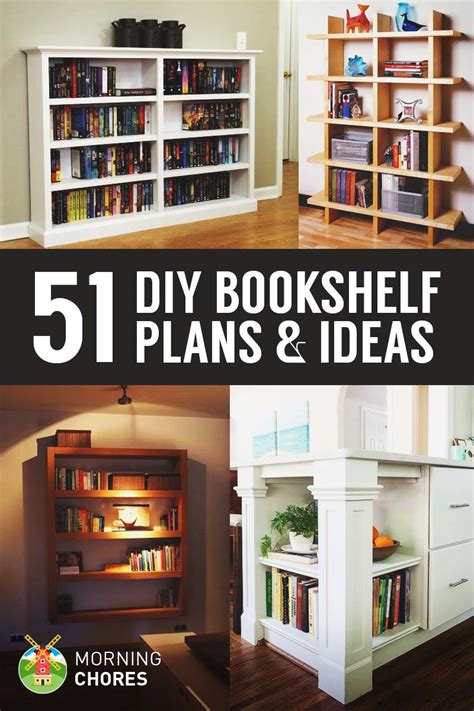 51 Diy Bookshelf Plans And Ideas To Organize Your Precious Books