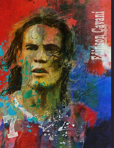 Fifa Edinson Cavani 014 Painting By Corporate Art Task Force