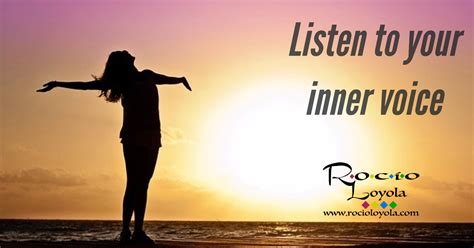 Listen To Your Inner Voice Rocioloyola Inner Voice Listening To