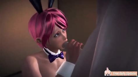 Cute Hentai Pink Bunny Blowjob And Passionate Sex Eporner