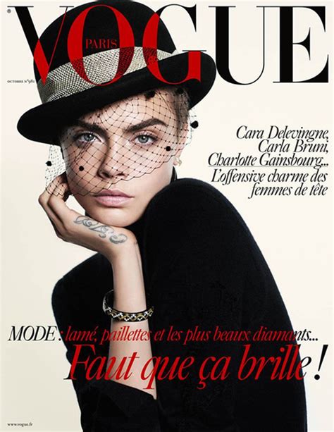 Cara Delevingnein Ilk Vogue Paris Kapağı Magazin Haberleri