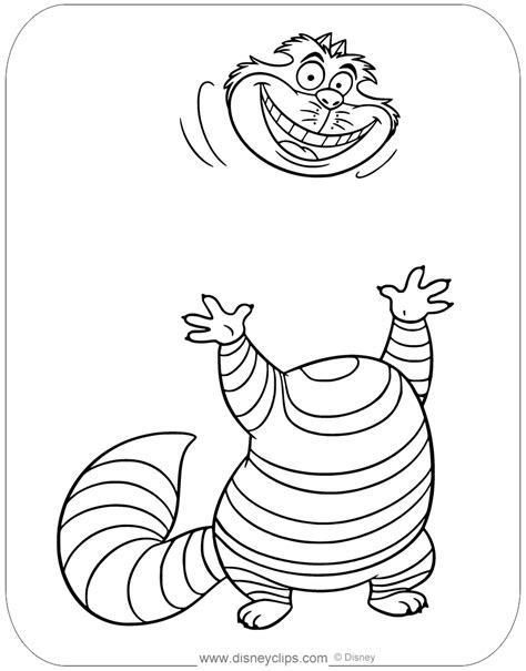 Alice In Wonderland Coloring Pages 2 Disneyclips Com