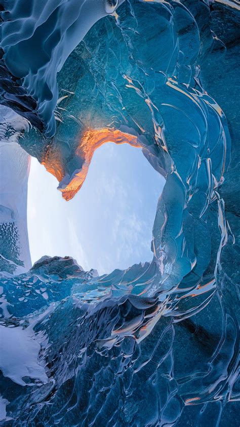 Skaftafell Ice Cave Iceland Wallpapers Hd Wallpapers