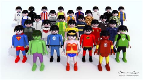 Playmobil Free 3d Models By Giancr Check Them Out 3d Tutorial Ronald