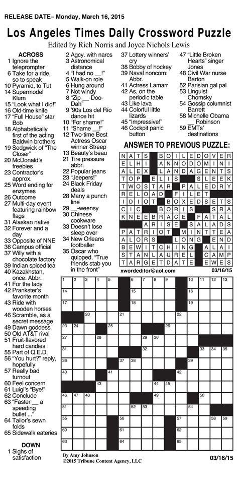 When fall arrives, relax with this creepy collection of spooky crossword puzzles and other word games with themes of vampires, pumpkins, ghosts. Play Free Crossword Puzzles From The Washington Post - The ...