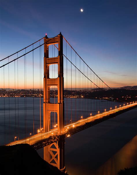 Golden Gate Bridge Sunrise By Samvaltenbergs