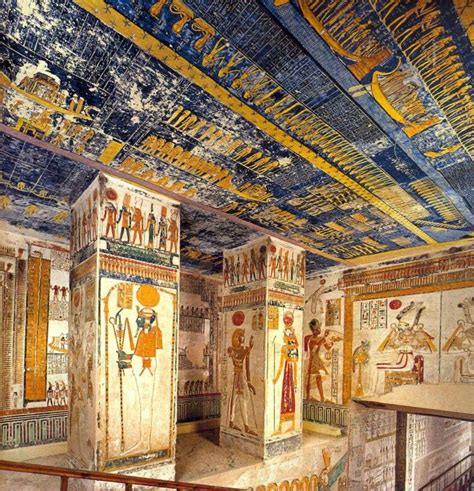 Inside The Royal Tomb Of Pharaoh Ramesses Iv 1155 1149 Bc 20th