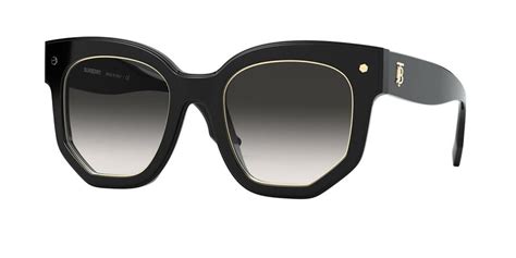 burberry be4208q gabardine lace 30018g sunglasses black smartbuyglasses uk