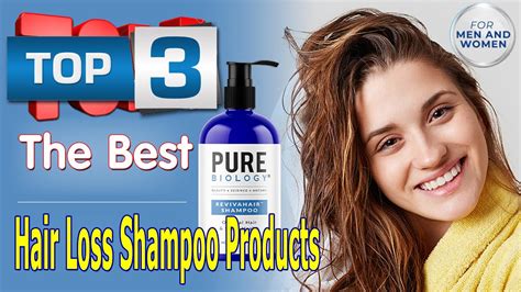 Top 3 Best Hair Loss Shampoo Products For Men Women YouTube