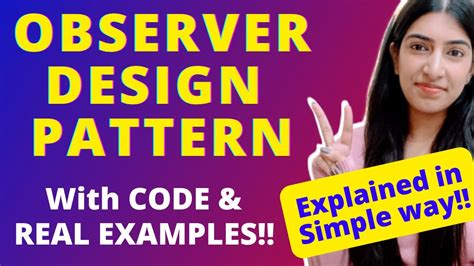 Observer Design Pattern Explained In Easy Way With Code And Real