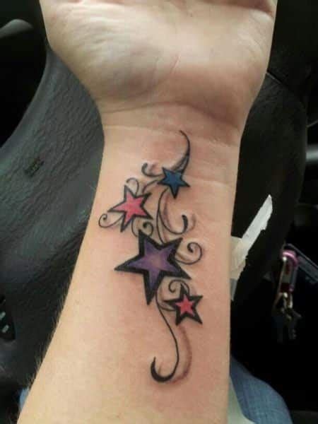 Star design tattoo on rib; Star Tattoos for Men - Ideas and Inspirations for Guys