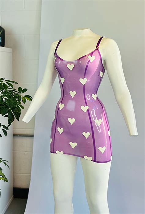 Lucie Heart Dress Lady Lucie Latex