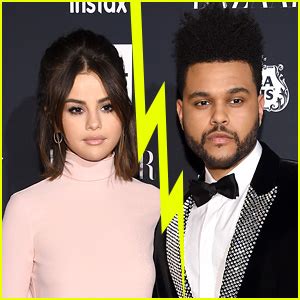 Selena gomez and the weeknd's (whose real name is abel tesfaye) breakup was reported in october 2017 after nearly 10 months of dating. Selena Gomez & The Weeknd Split After Almost a Year ...