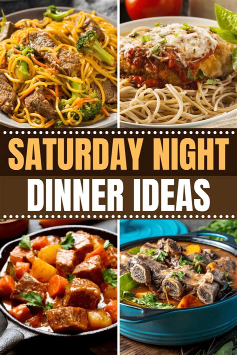 30 Fun Saturday Night Dinner Ideas Insanely Good