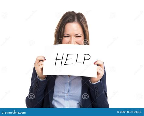 Asking For Help Stock Photo Image Of Female Copy Communication
