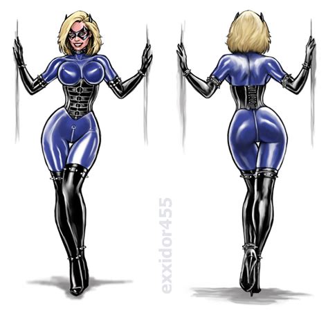 Sue Storm Fantastic Catwoman Front And Back By Exxidor459 Hentai