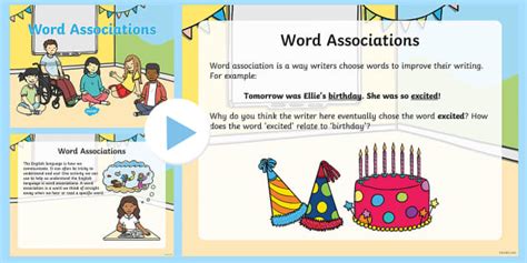Word Associations Powerpoint Teacher Made Twinkl