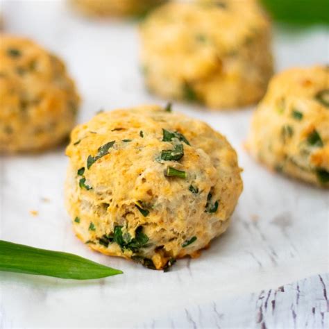 Cheesy Wild Garlic Scones Recipe Classic Scones Recipe Garlic