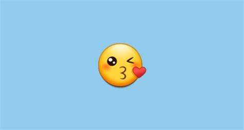 Cara Lanzando Un Beso Emoji On Samsung Experience 85