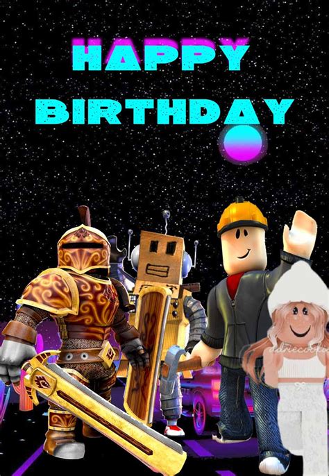 Roblox Printable Birthday Cards Free — Printbirthdaycards