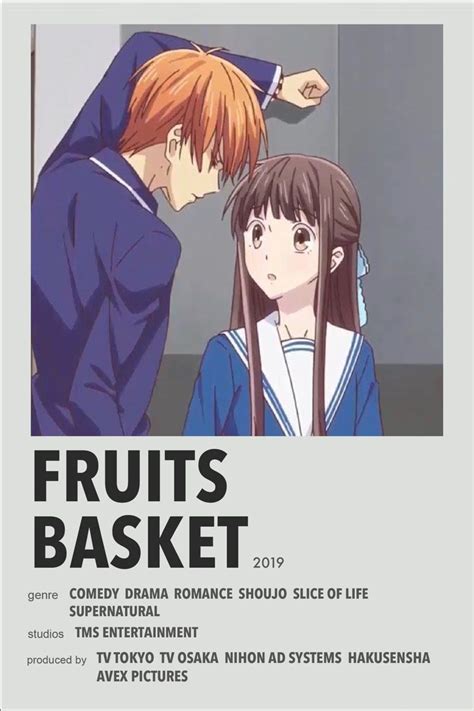 Fruits Basket Anime Poster Anime Canvas Anime Films