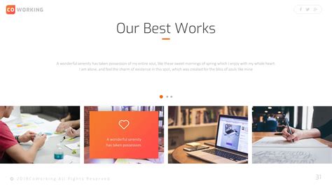 Coworking - Professional Powerpoint Template | Professional powerpoint templates, Professional ...
