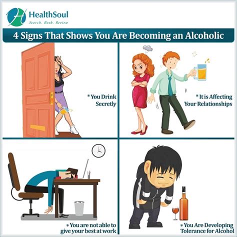 4 Signs That Shows You Are Becoming An Alcoholic Healthsoul