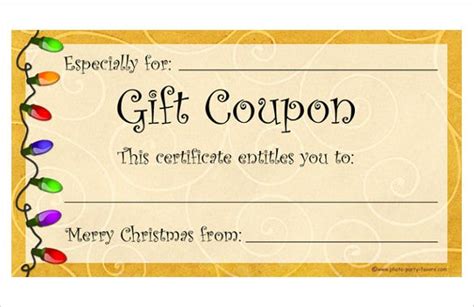 Go take the red cross babysitting class and get their certificate. Homemade Coupon Templates - 23+ Free PDF Format Download ...