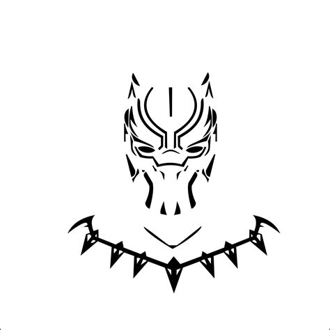 Black Panther Svg Digital Cut File Black Panther Dxf Eps Etsy