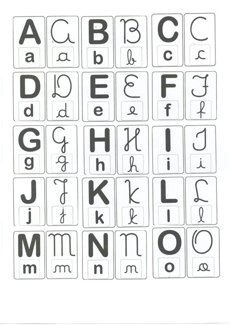 Alfabeto 4 Tipos De Letras Para Imprimir Kulturaupice