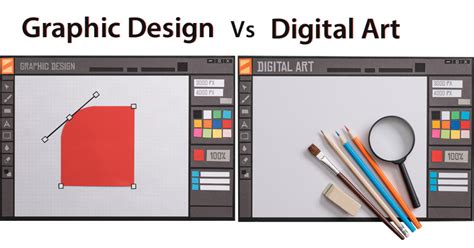 What Is The Difference Between Graphic Design And Digital Art Explained