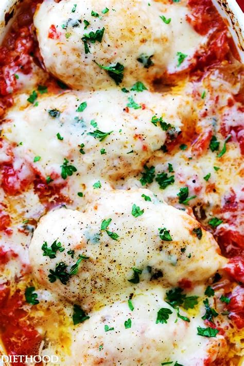 Cover and simmer for 20 minutes. One Dish Chicken Bake - Flavorful chicken baked on a bed ...