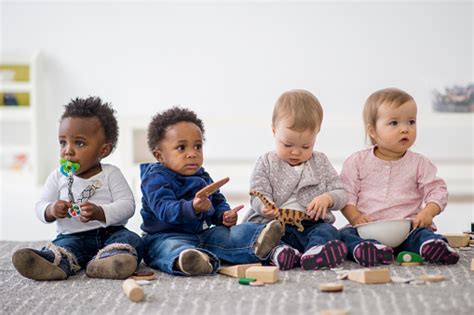 Group Of Toddlers Playing Together Stock Photo Download Image Now