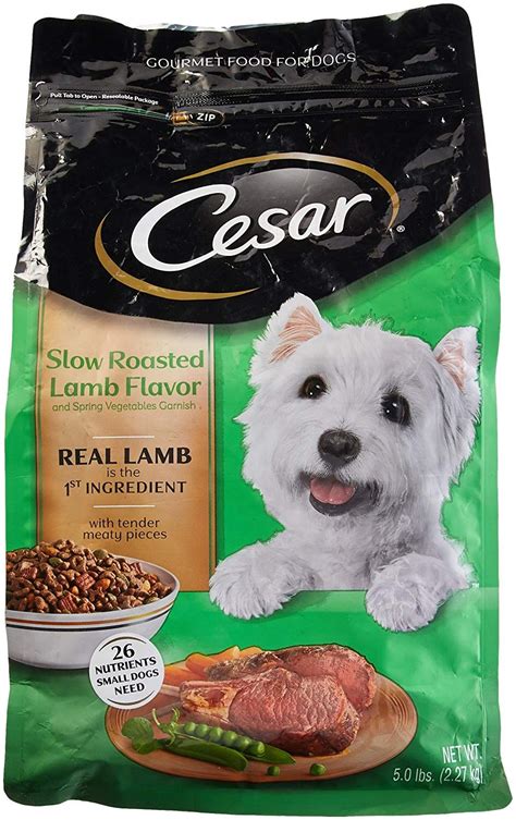 For that, we sincerely apologize. Cesar Slow Roasted Lamb Flavor Dry Dog Food (With Spring ...