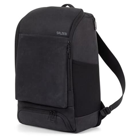 Sac Dos D Affaires En Cuir Alpha En Noir Anthracite Valise Ch