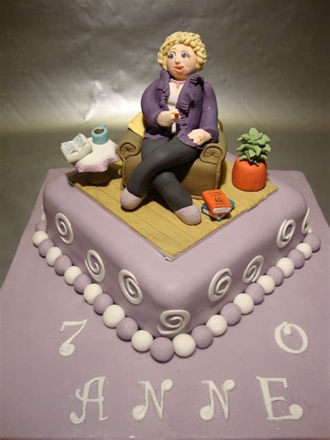 Great grandkids photo & poetry collage frame. 70th birthday cake with woman in armchair | Flickr - Photo ...