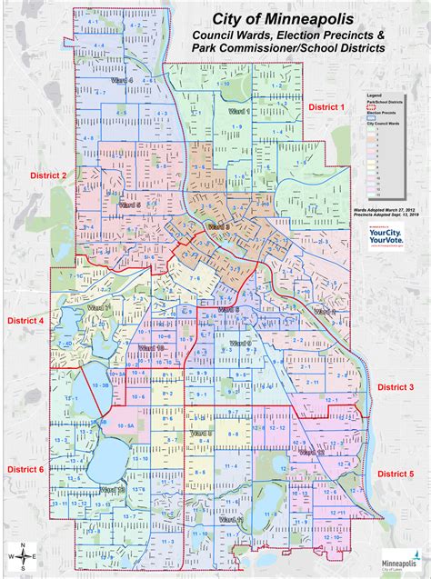 Minneapolis City Council Parks And School Board District Map