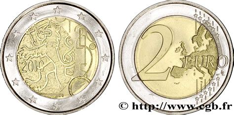 Finlande 2 Euro 150 Ans De La Monnaie Finlandaise 2010 Vanda Feu242329