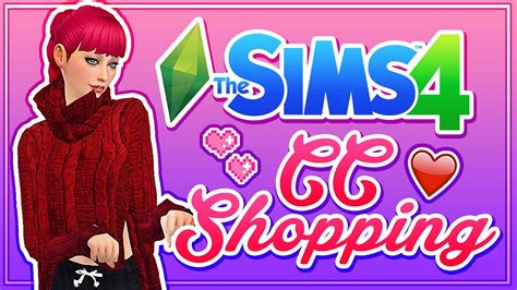 The Sims 4 Cc Shopping My First Ever Cc Haul Sims Shopping Sims 4