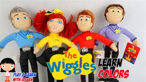 The Wiggles Plush Doll Kids Toy Learning Colors Song For Children