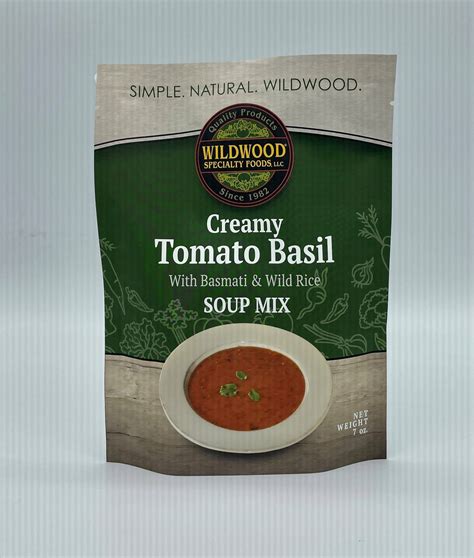 Creamy Tomato Basil Soup Mix With Basmati Rice And Wild Rice Wildwood